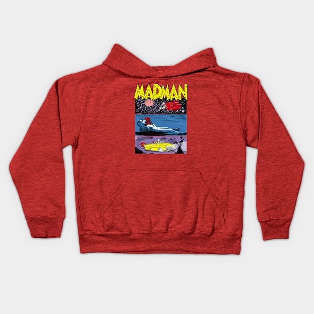 MADMAN Above & Below! Kids Hoodie by MICHAEL ALLRED